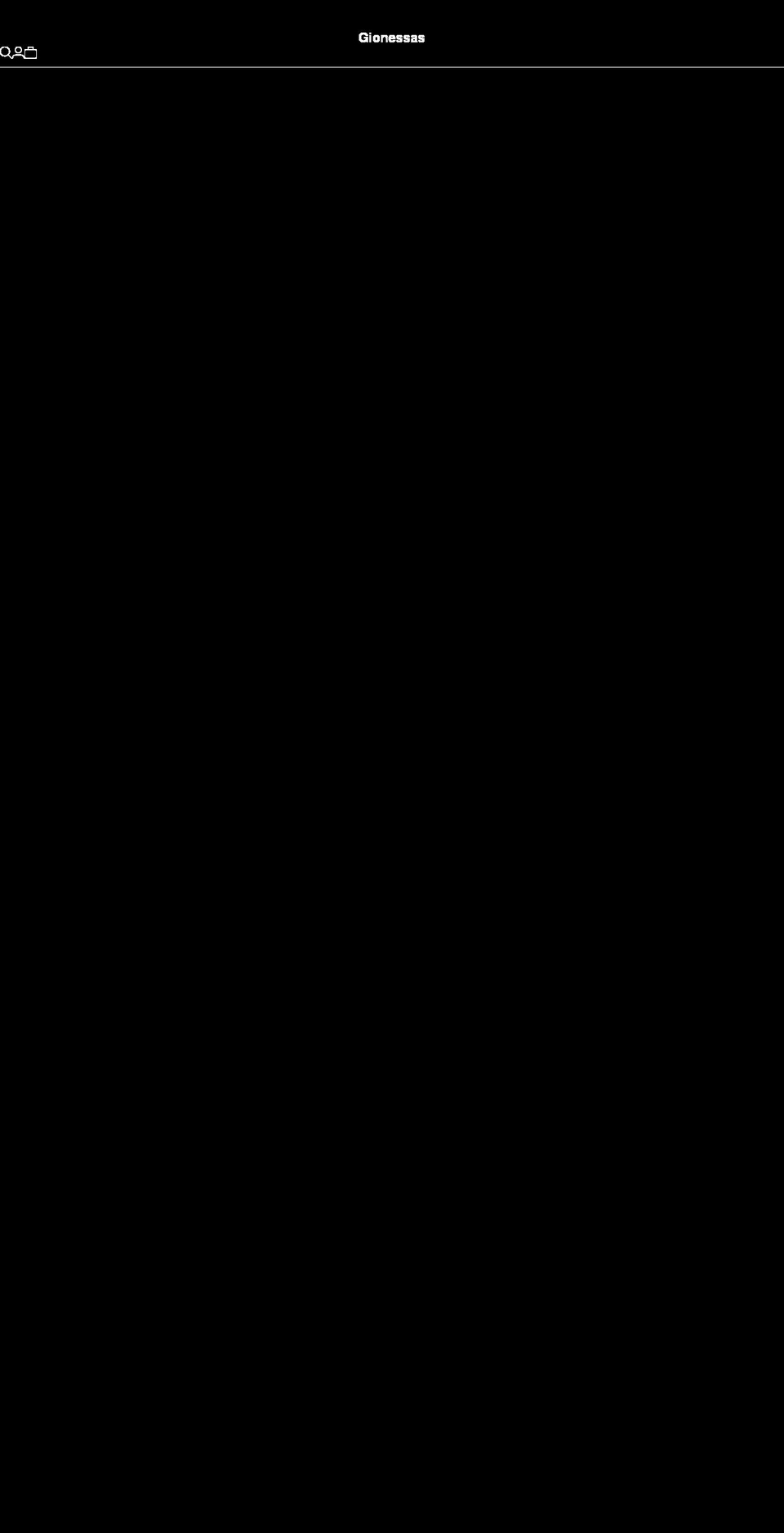 gionessas.com shopify website screenshot