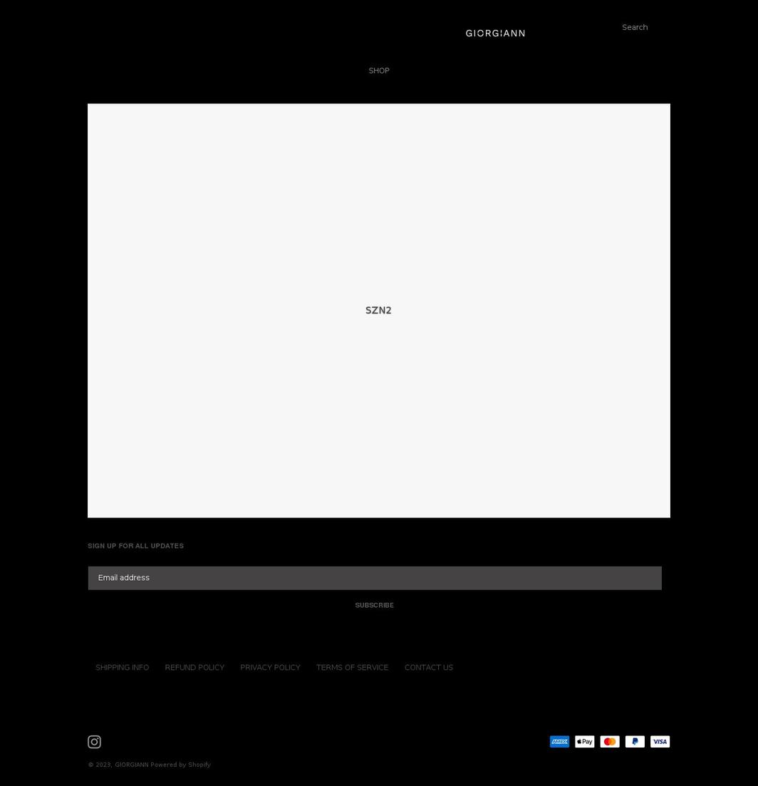 giorgiann.com shopify website screenshot