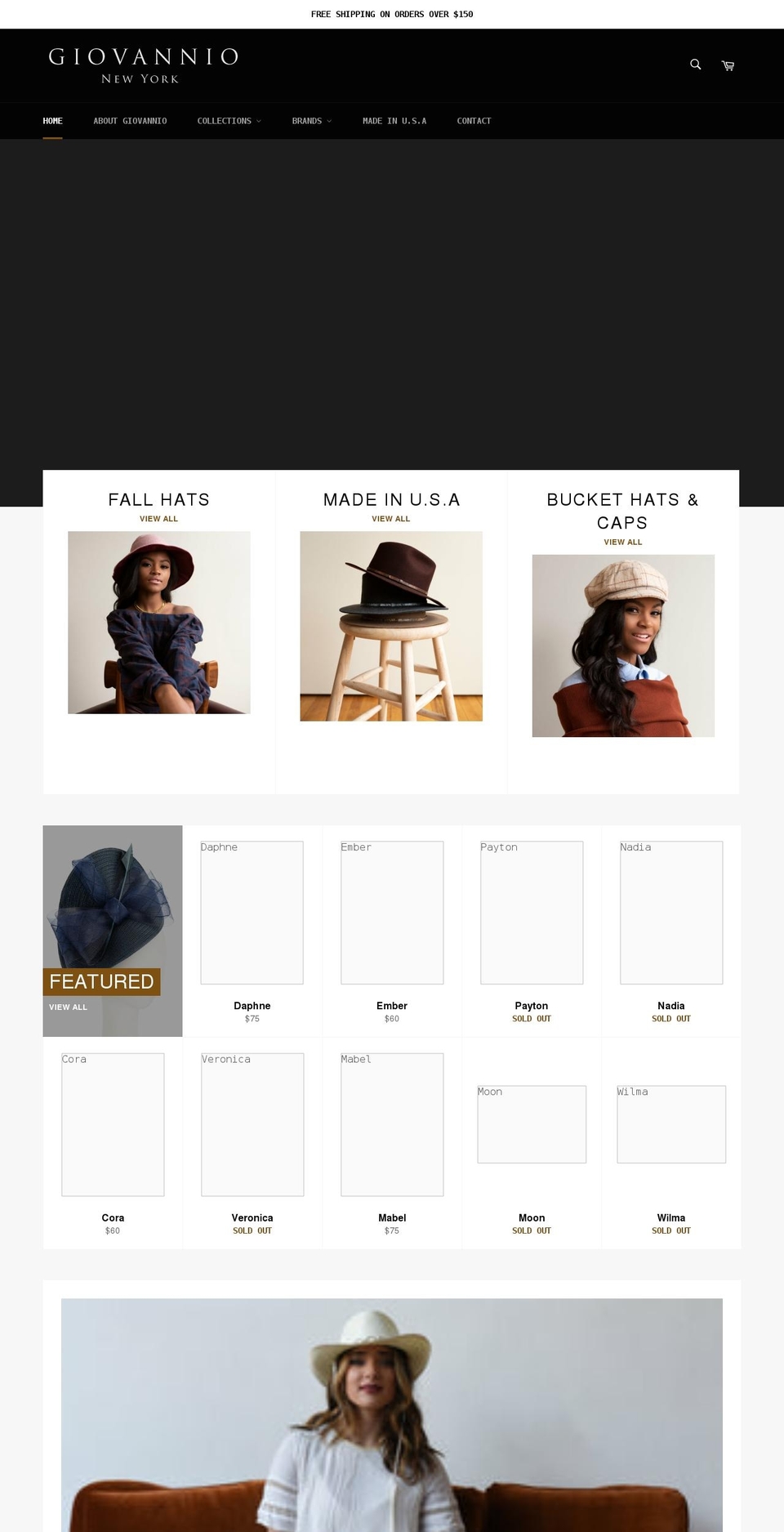 giovannio.com shopify website screenshot