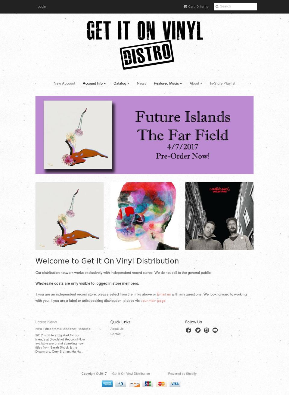 giovdistro.com shopify website screenshot
