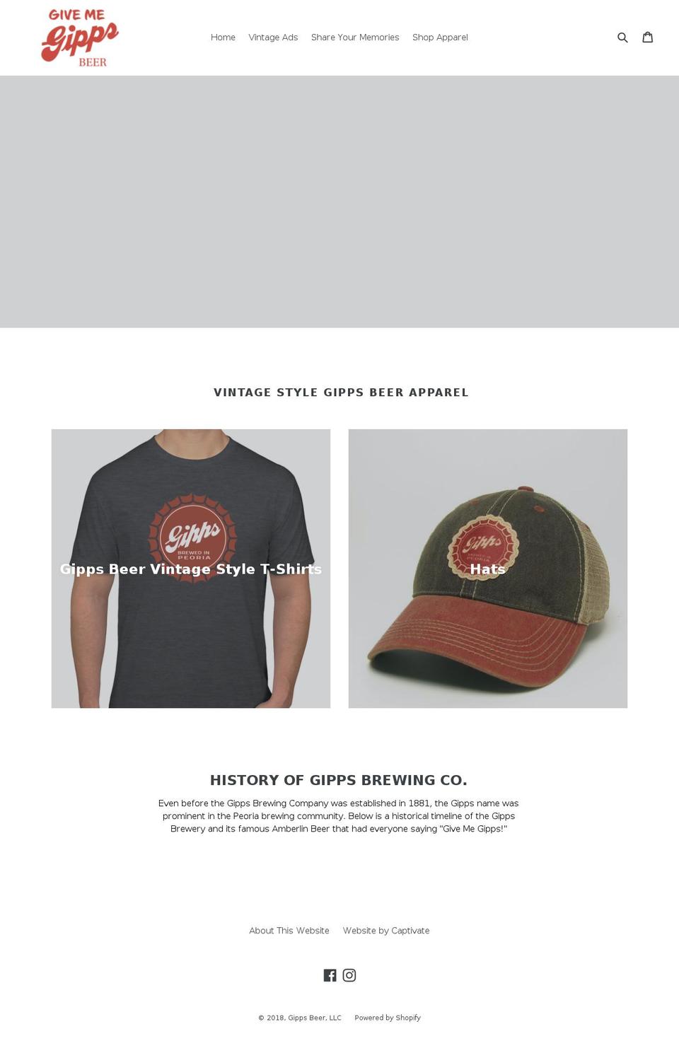 gippsbrewing.com — Shopify storefront screenshot