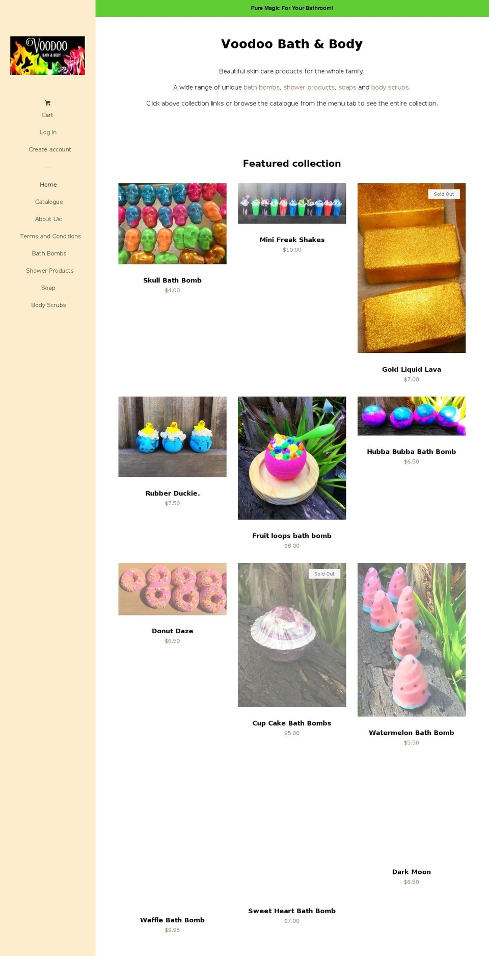 gippslandnaturalblends.com — Shopify storefront screenshot