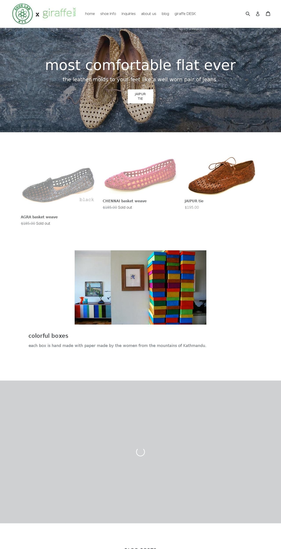 giraffewalk.com shopify website screenshot