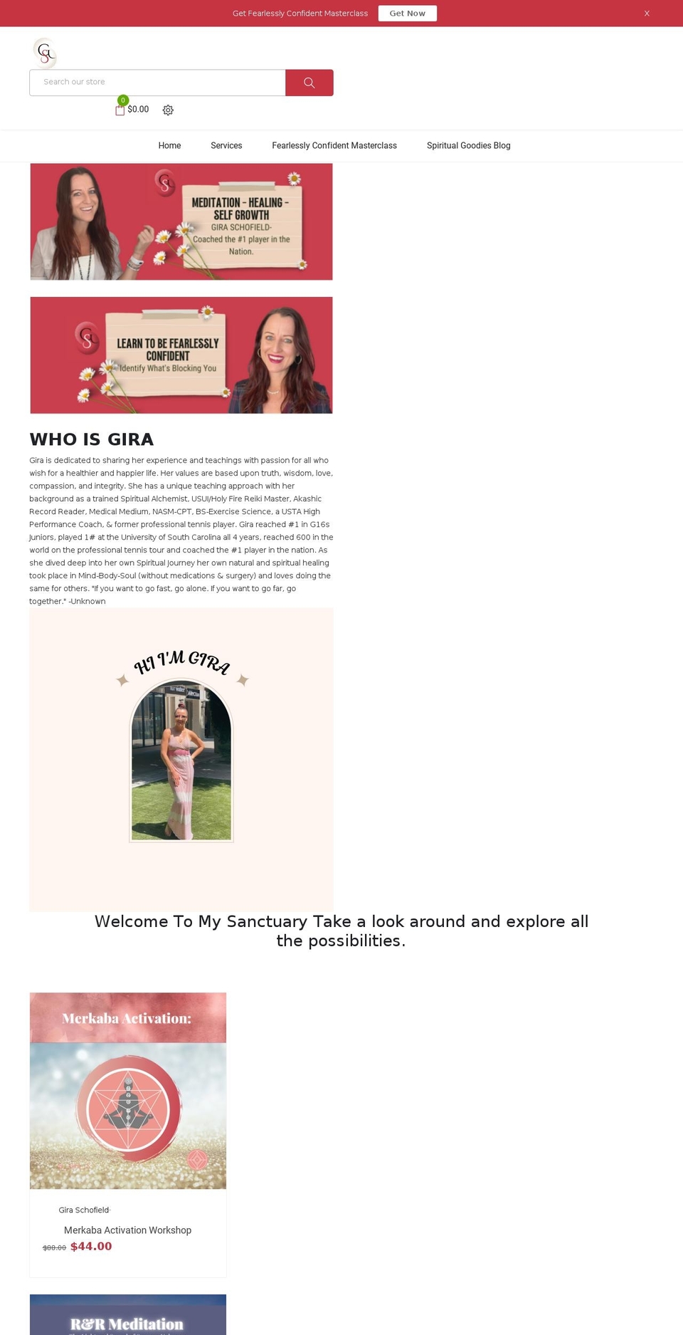 giraschofield.com shopify website screenshot