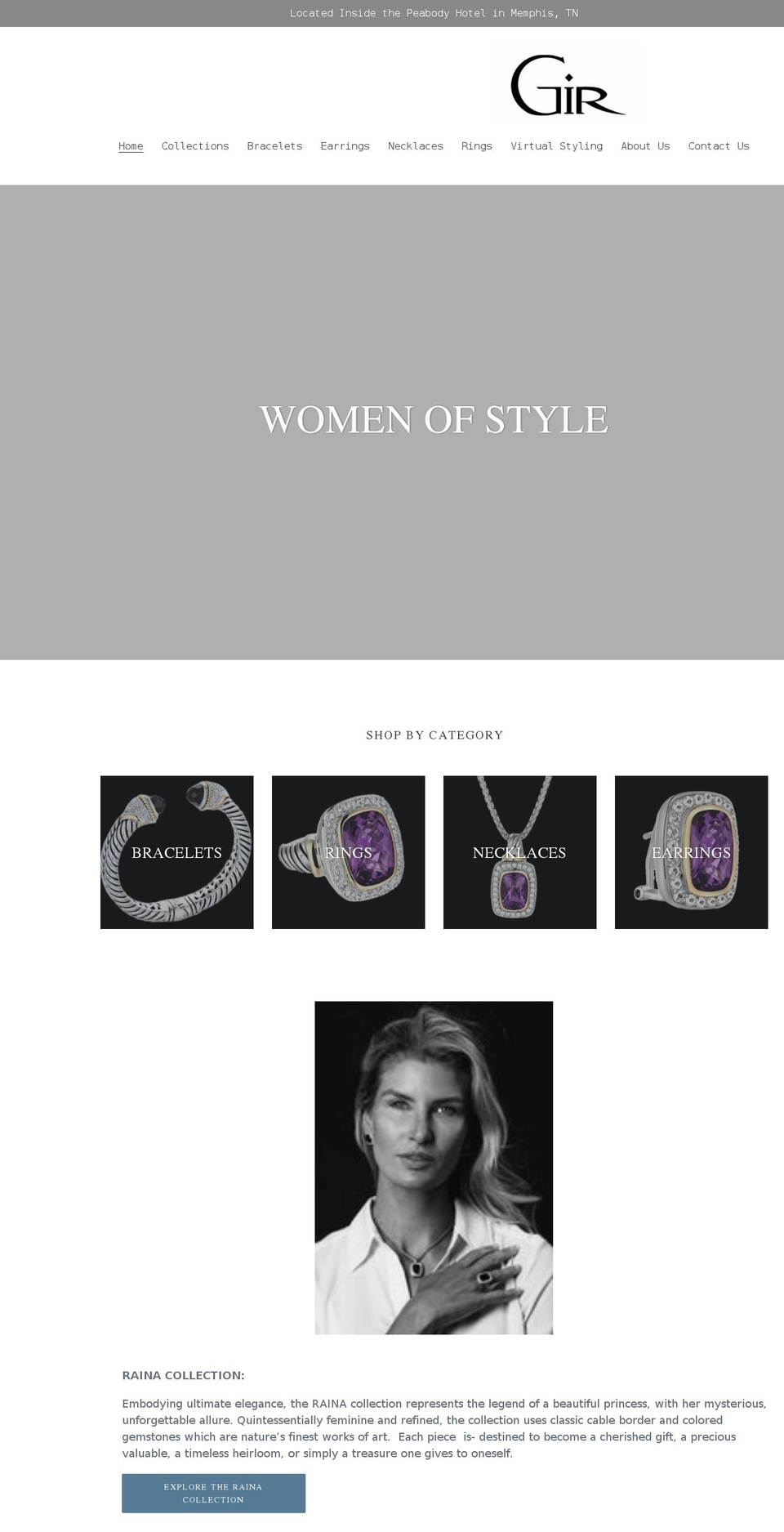 gircollection.com shopify website screenshot