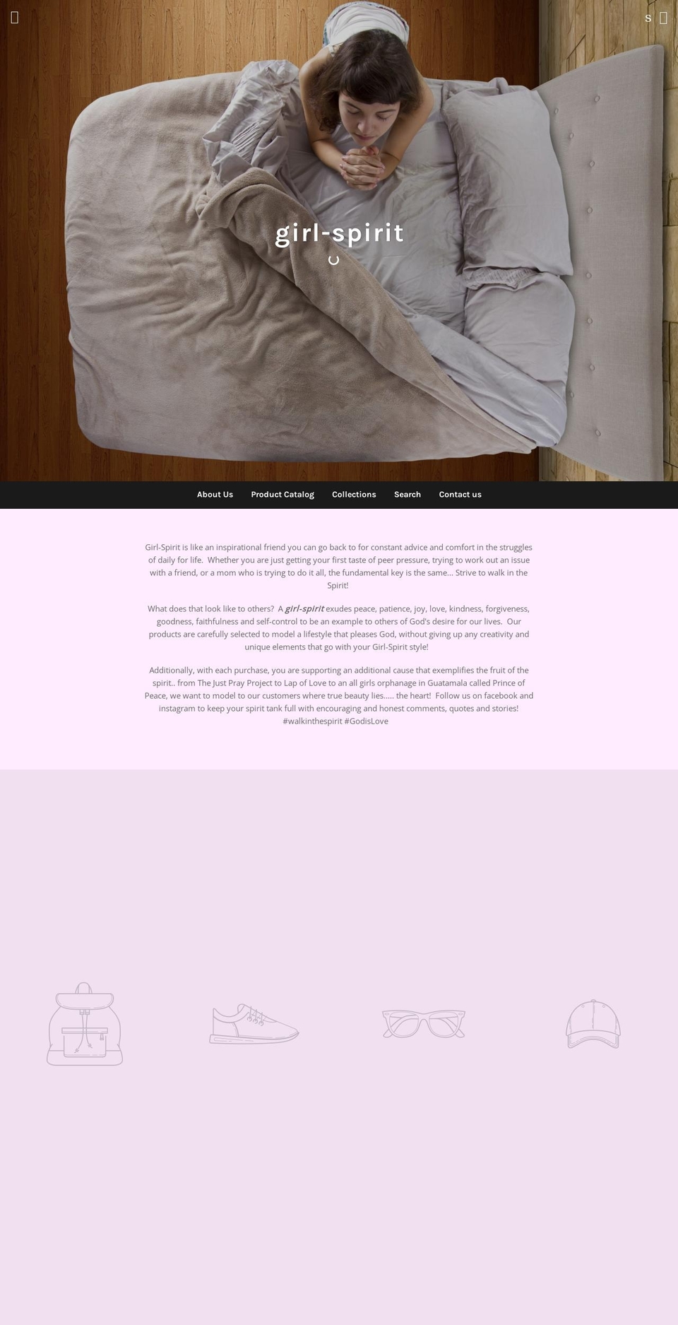 girl-spirit.myshopify.com shopify website screenshot