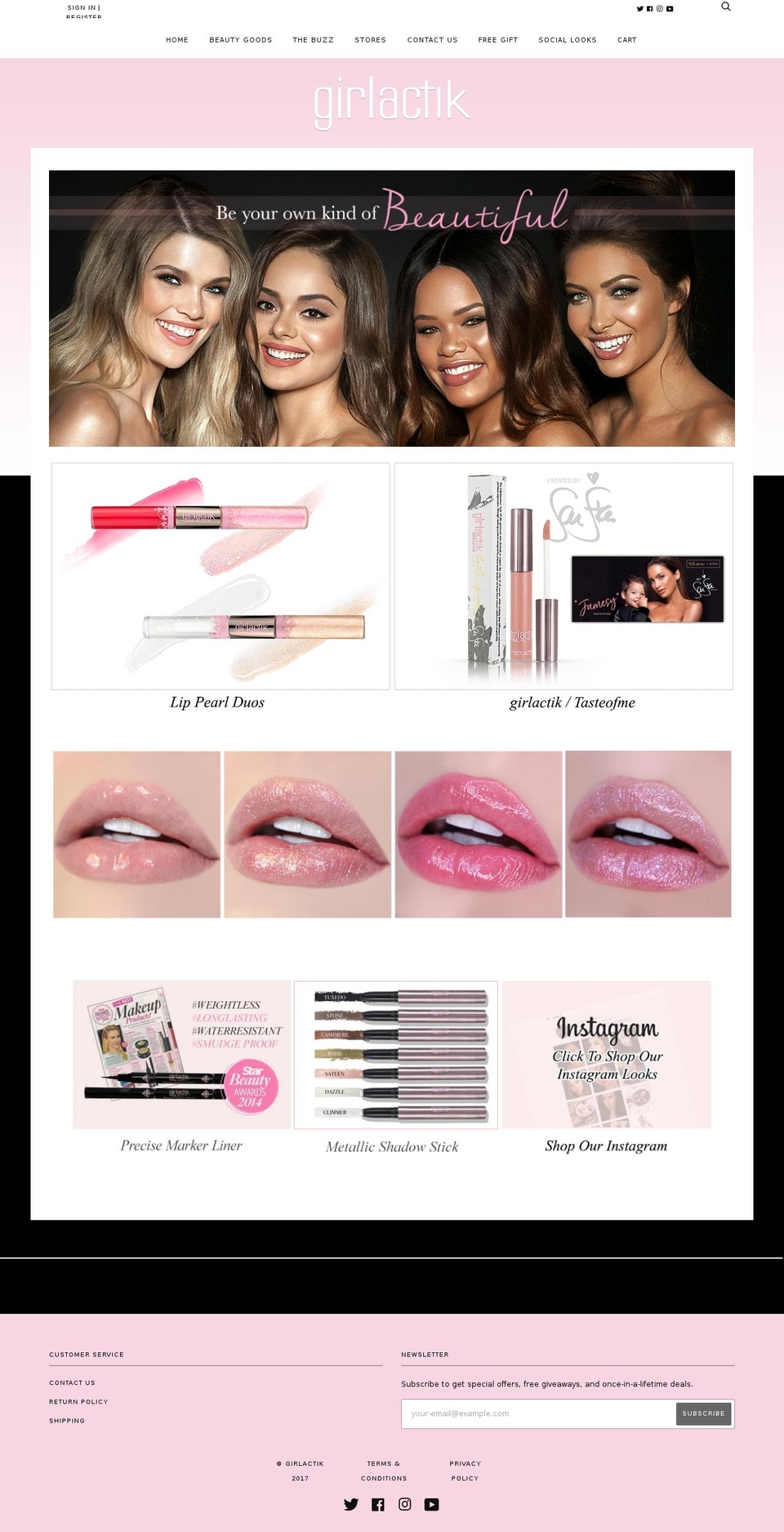 girlactik.com shopify website screenshot