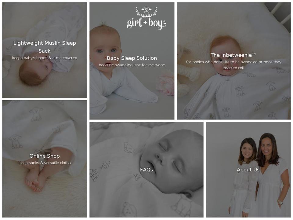 girlandboyco.com shopify website screenshot
