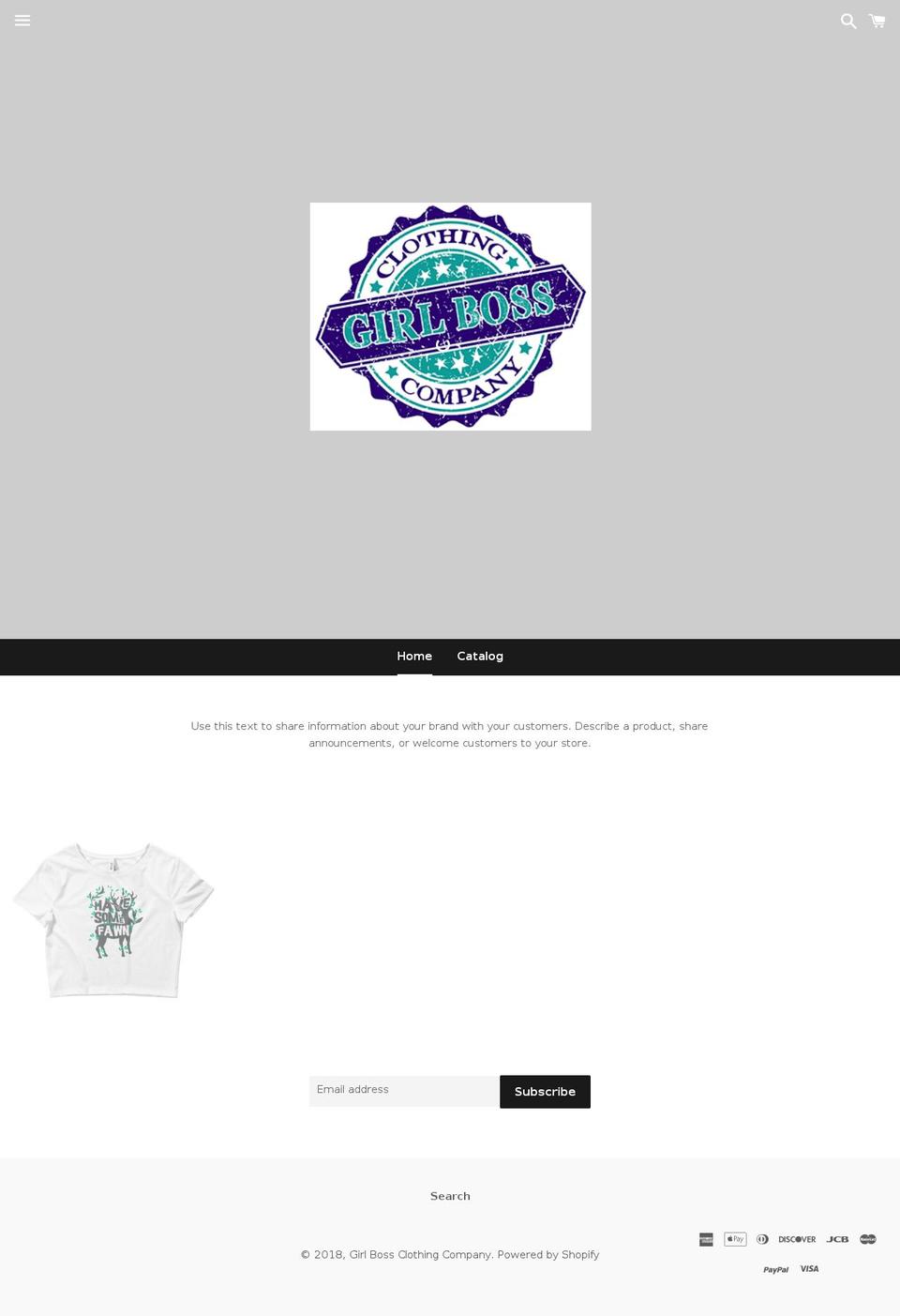 girlbossclothing.com — Shopify storefront screenshot