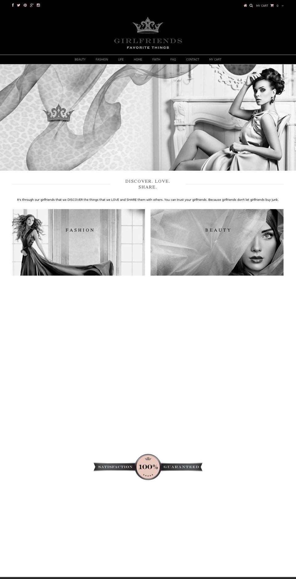 girlfriendsfavoritethings.com shopify website screenshot