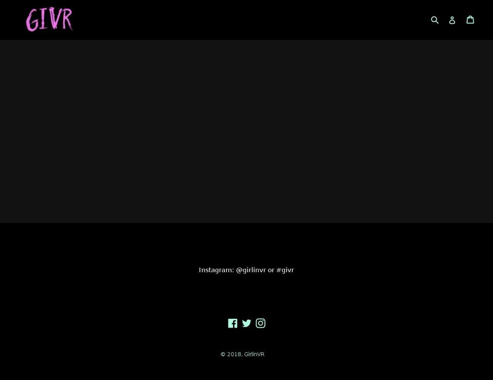 girlinvr.net shopify website screenshot