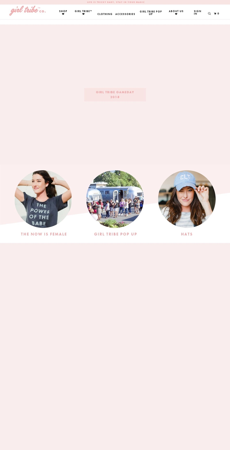girltribeco.com shopify website screenshot