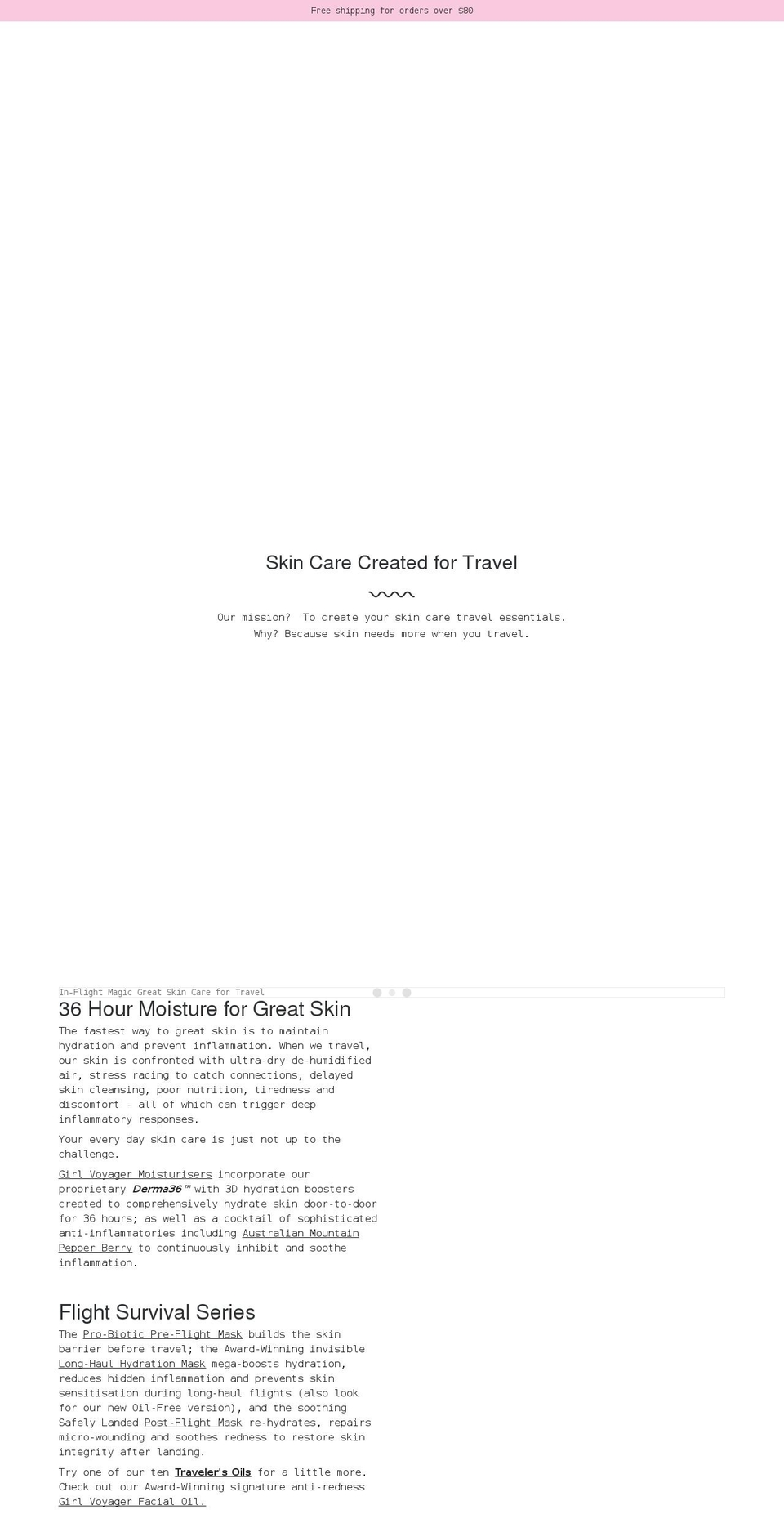 girlvoyager.com shopify website screenshot