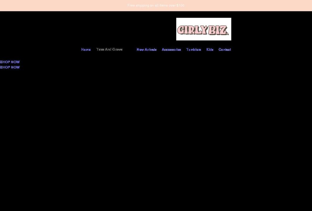 Retrocandythemefile Shopify theme site example girlybiz.com