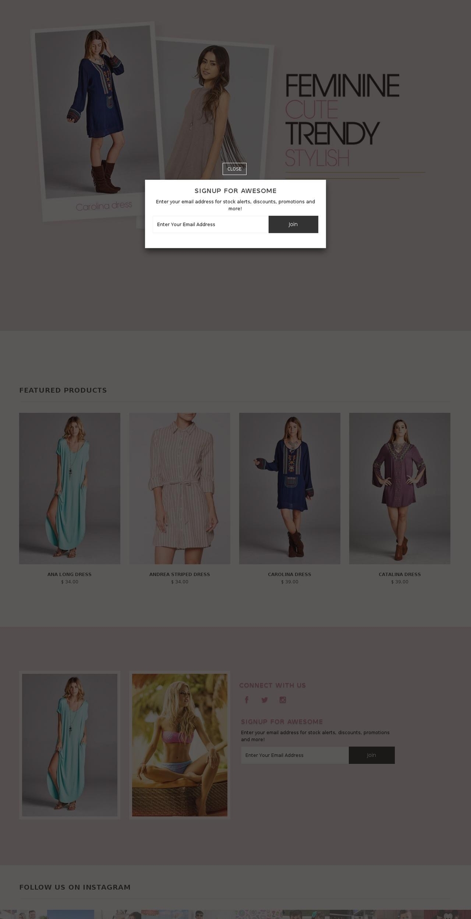 girlyedge.com shopify website screenshot