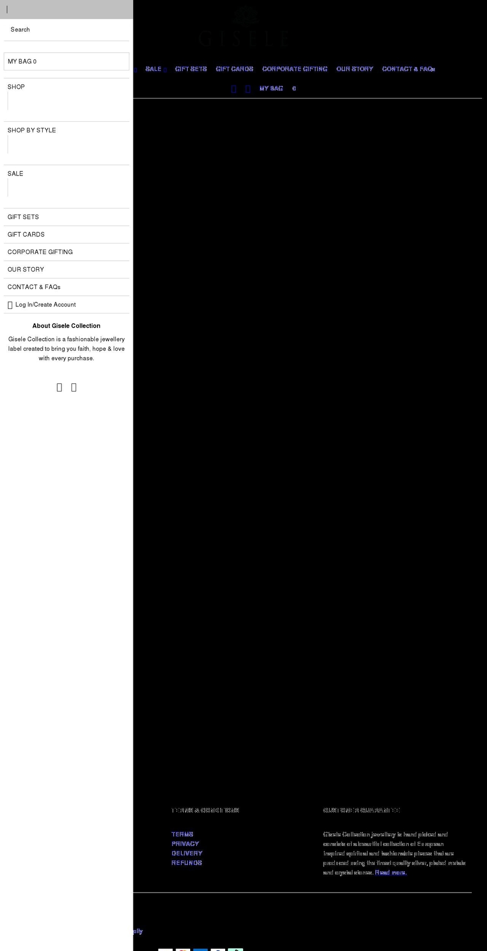 giselecollection.com.au shopify website screenshot