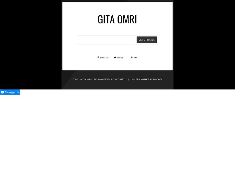 gitaomri.com shopify website screenshot