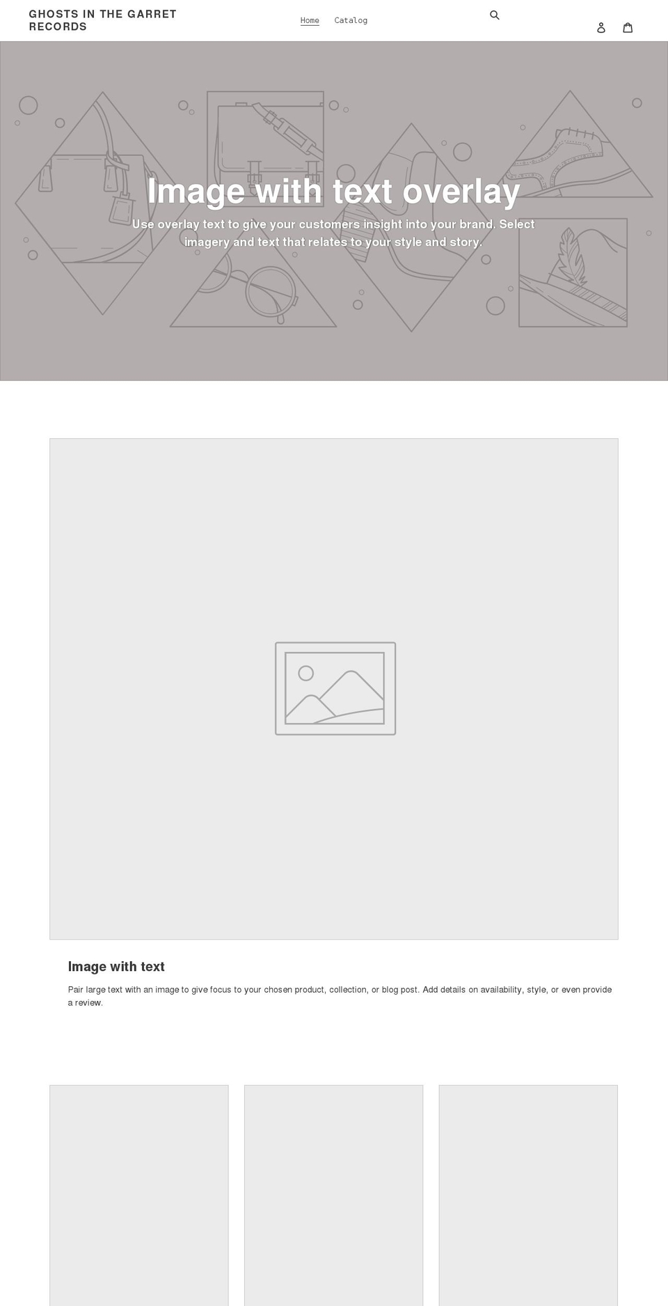 gitgrecords.com shopify website screenshot