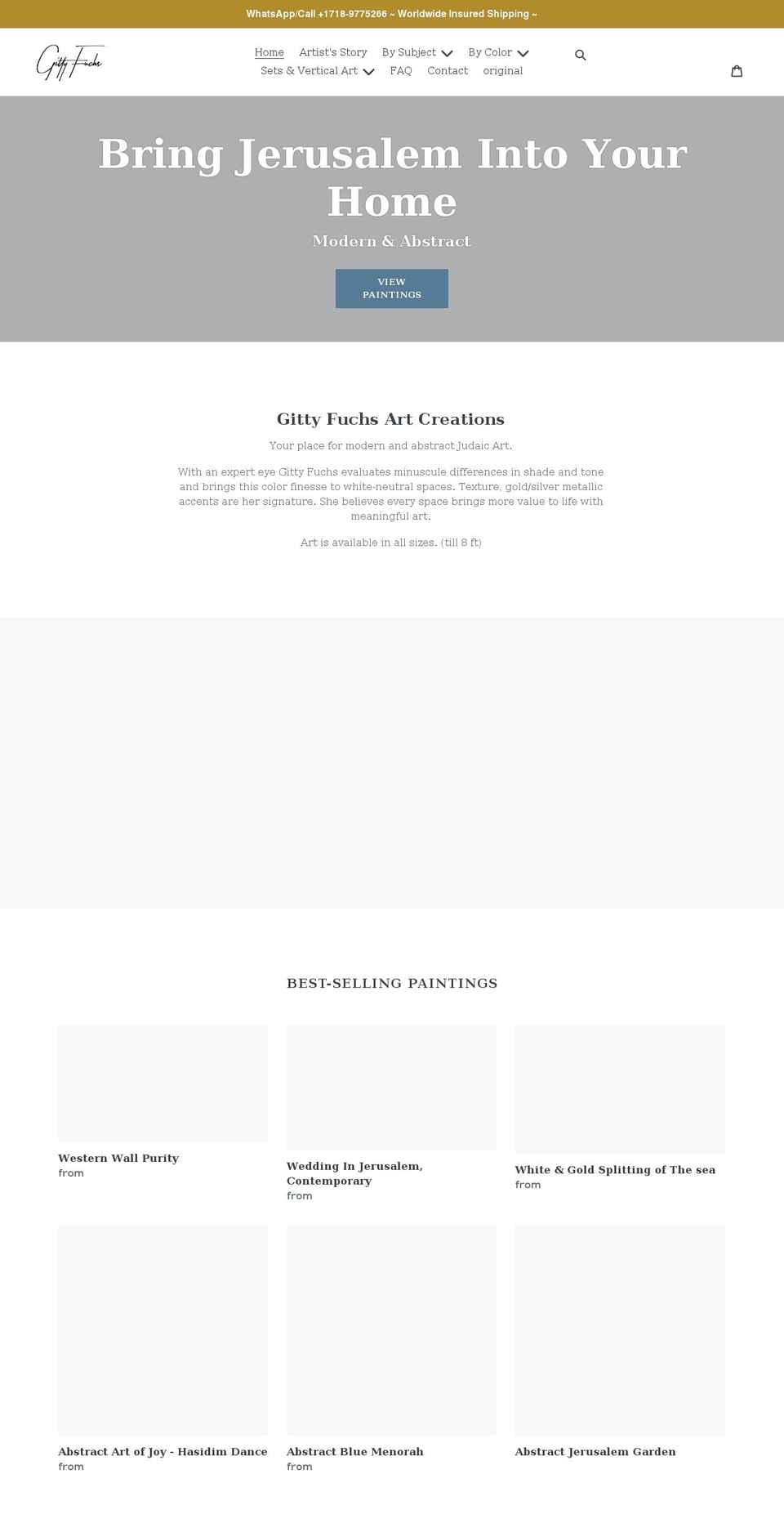 gittyfuchs.com shopify website screenshot