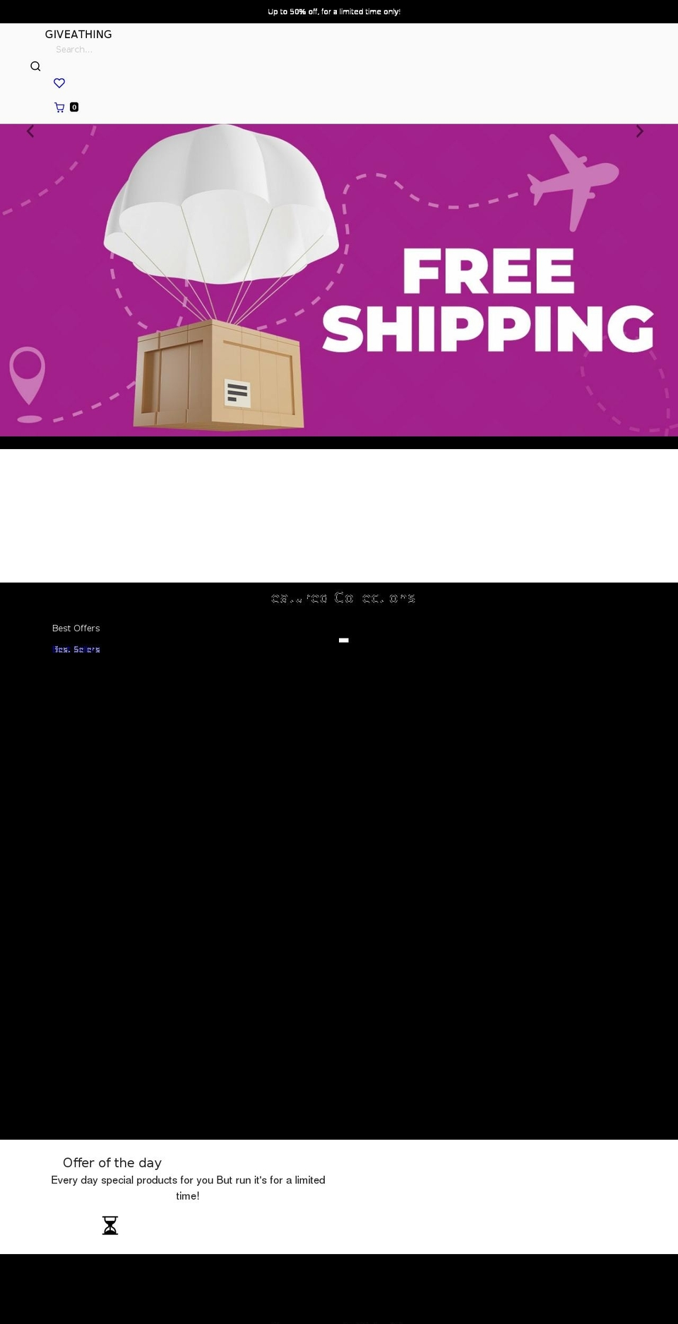 giveathing.com shopify website screenshot