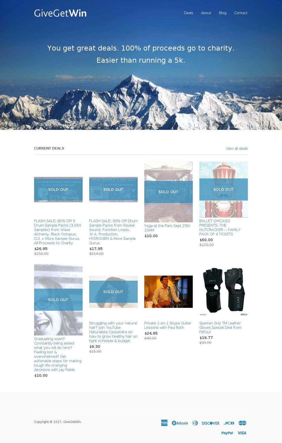 givegetwin.com shopify website screenshot
