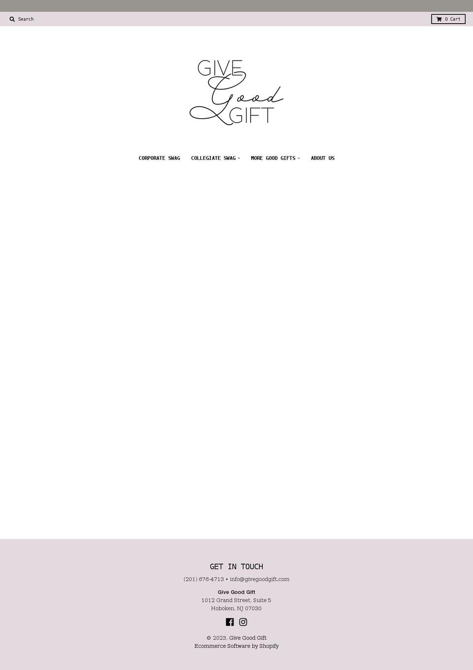givegoodgift.com shopify website screenshot