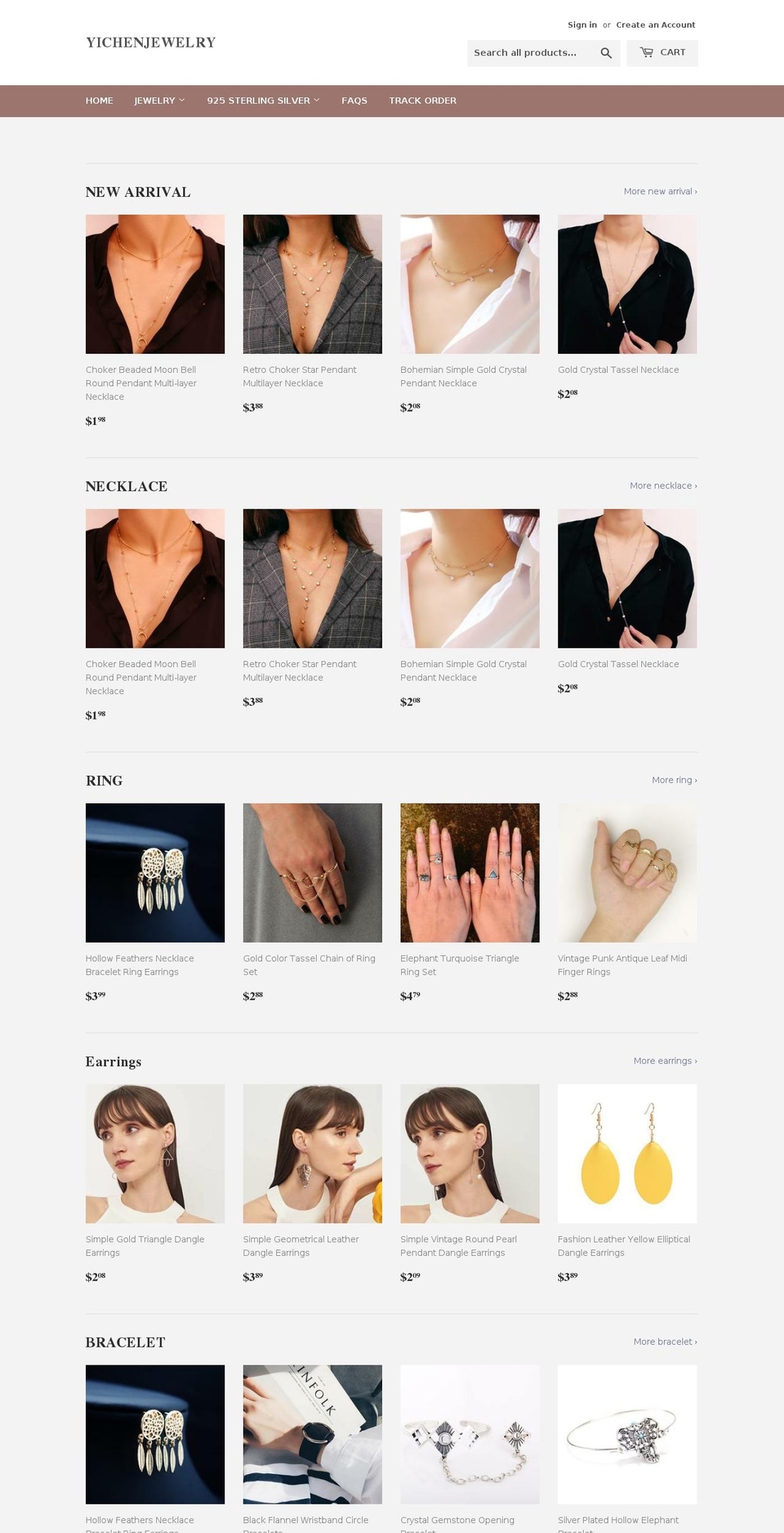 givelovejewelry.com — Shopify storefront screenshot