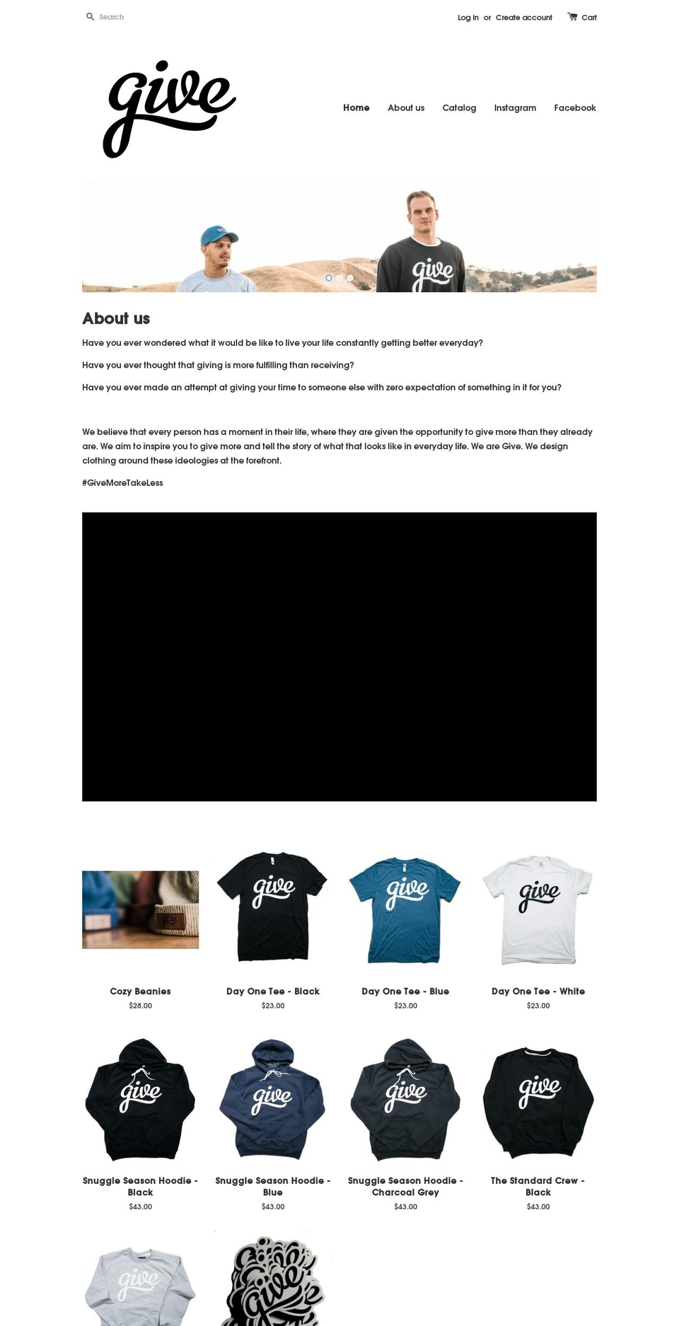 givemoretolife.com — Shopify storefront screenshot