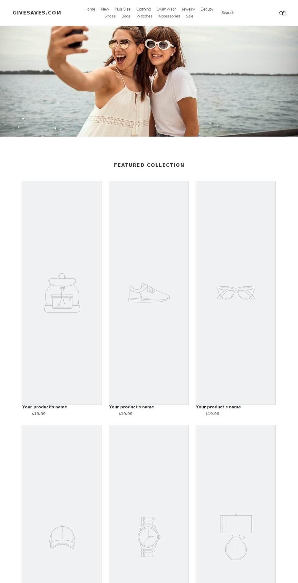 givesaves.com — Shopify storefront screenshot