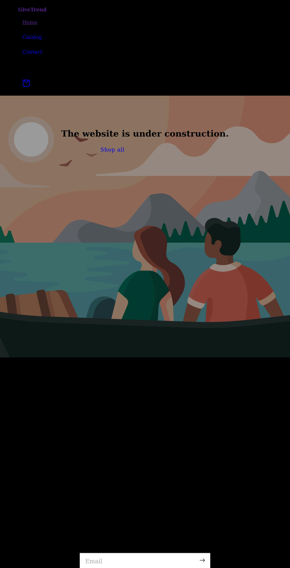 givetrend.com shopify website screenshot