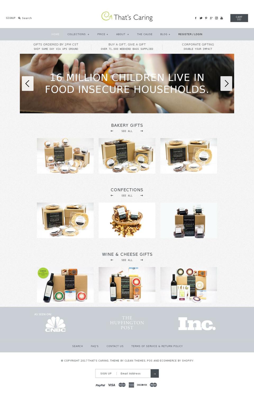 givinggreenshop.com shopify website screenshot