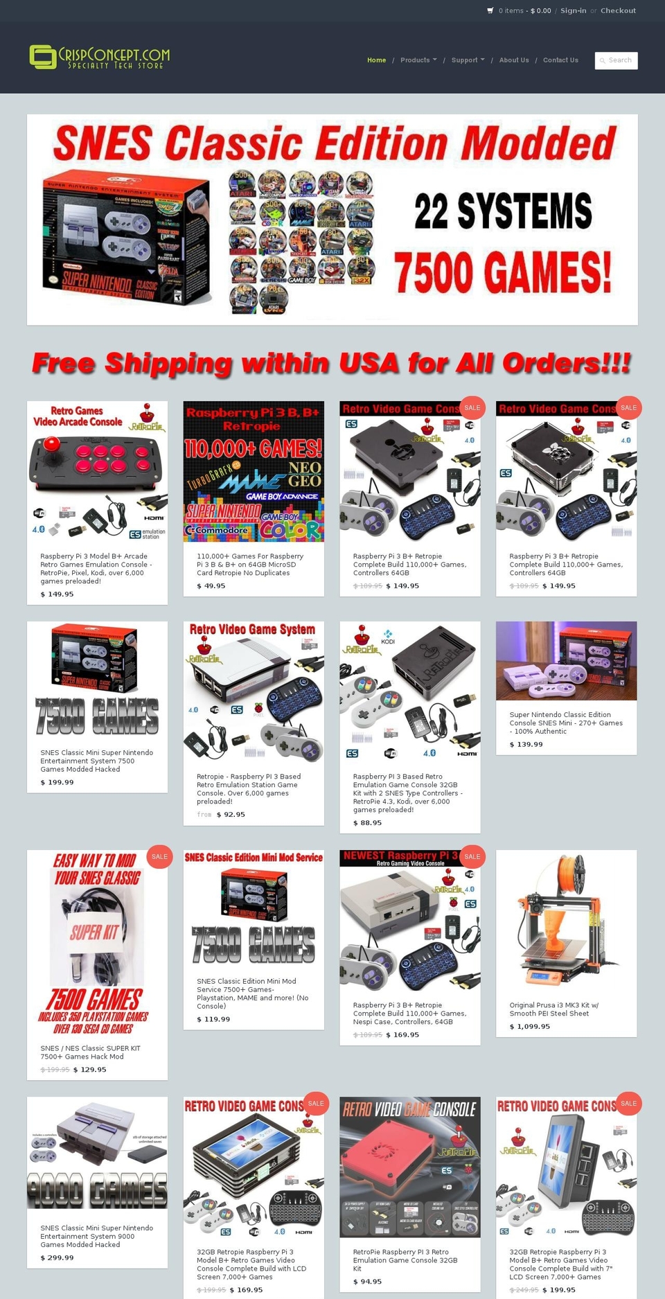gizmomill.com — Shopify storefront screenshot