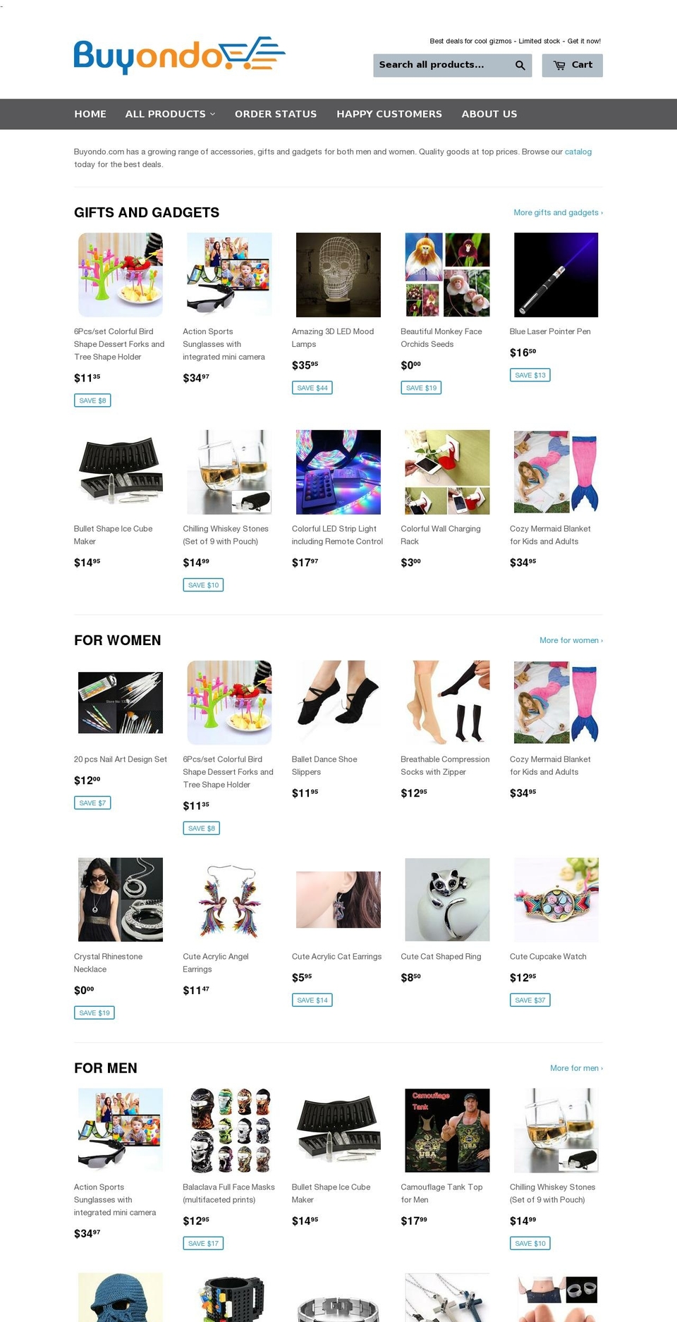 gizmos4geeks.com shopify website screenshot