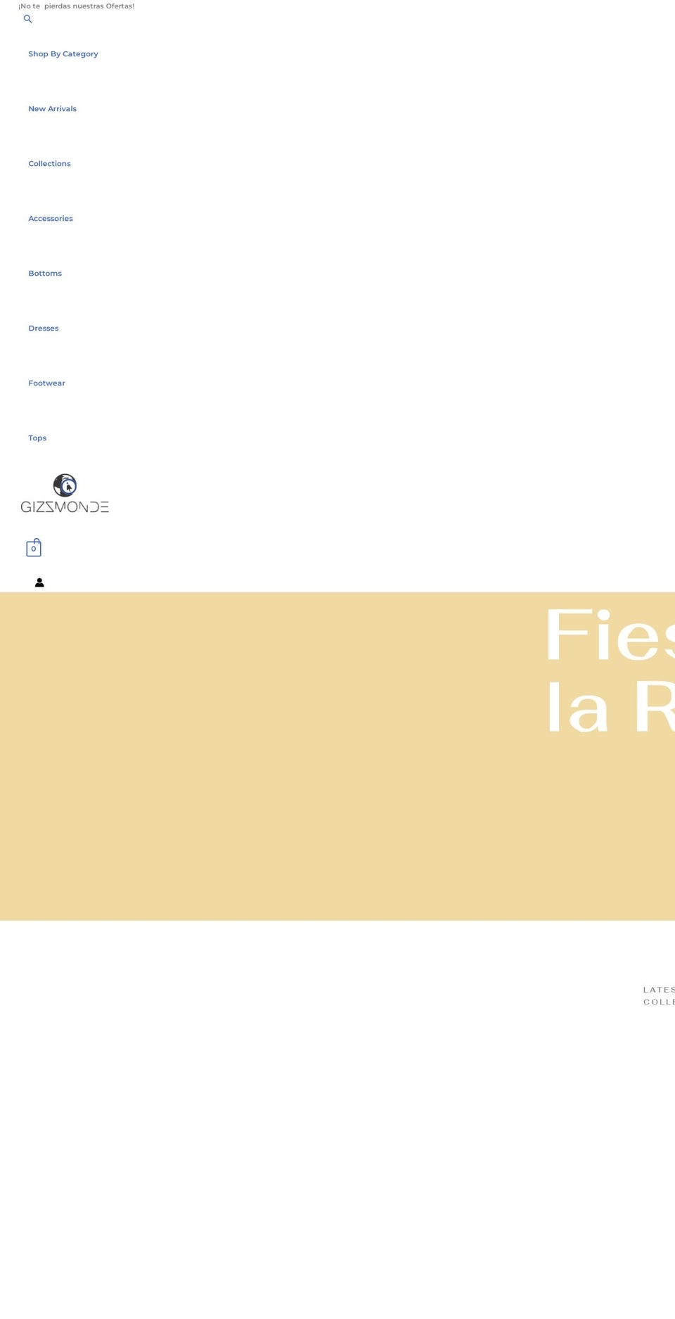 gizzmonde.com — Shopify storefront screenshot