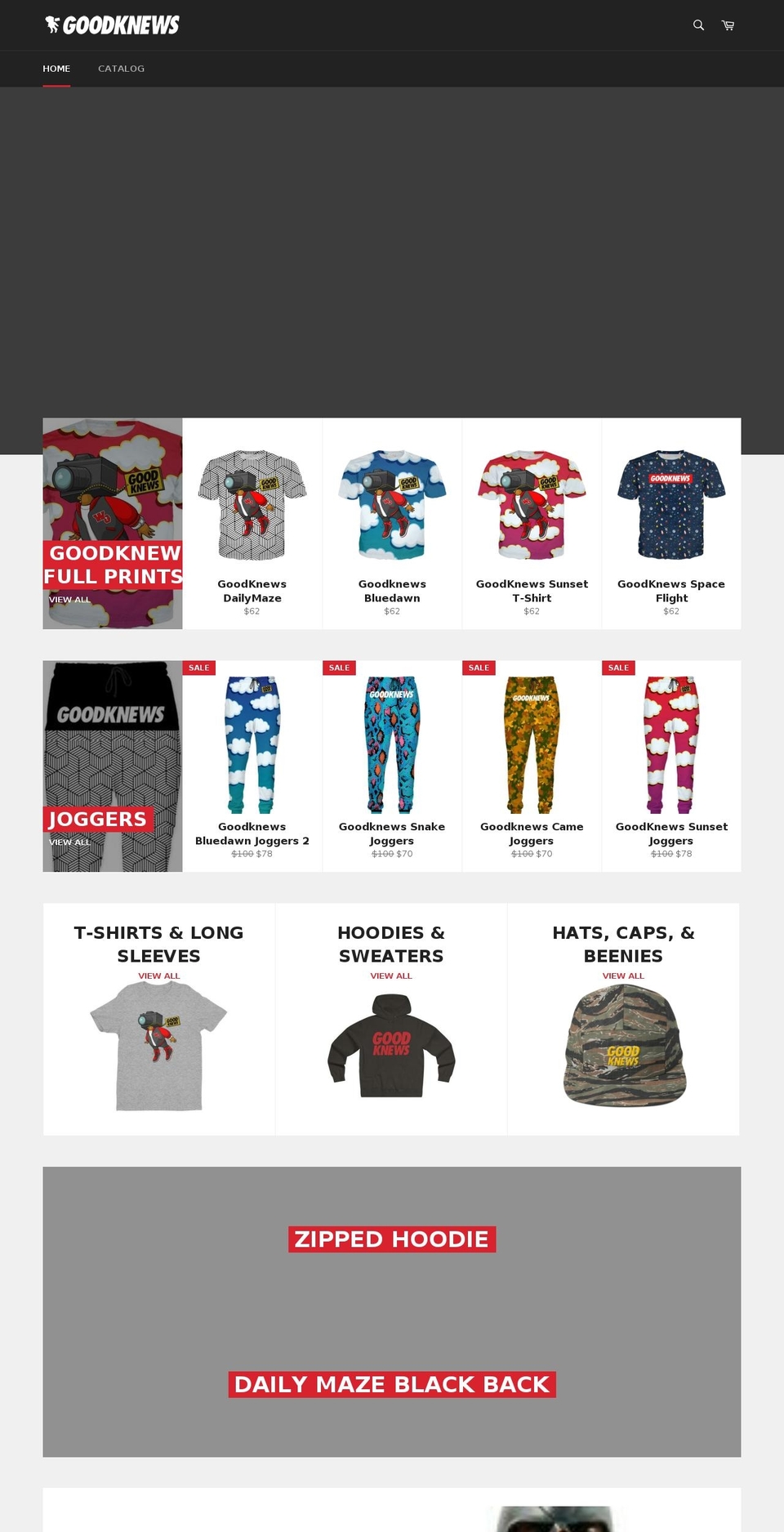 gkapparel.com shopify website screenshot