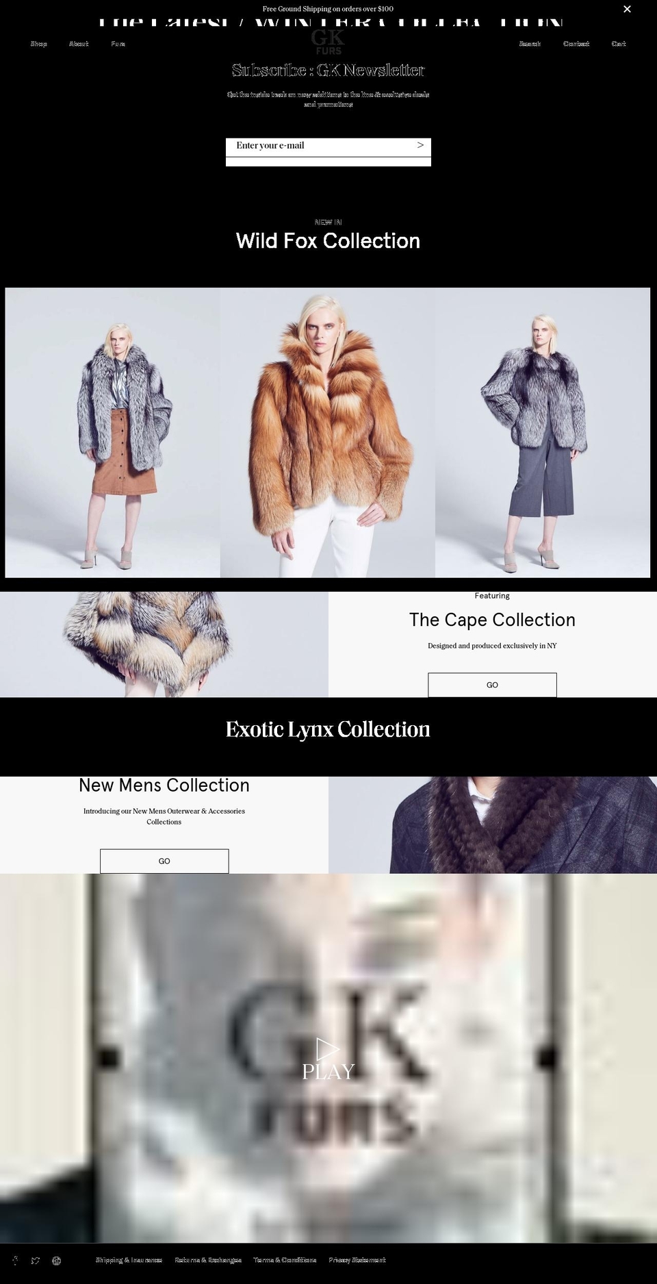 dev\/gf-furs Shopify theme site example gkfurs.com