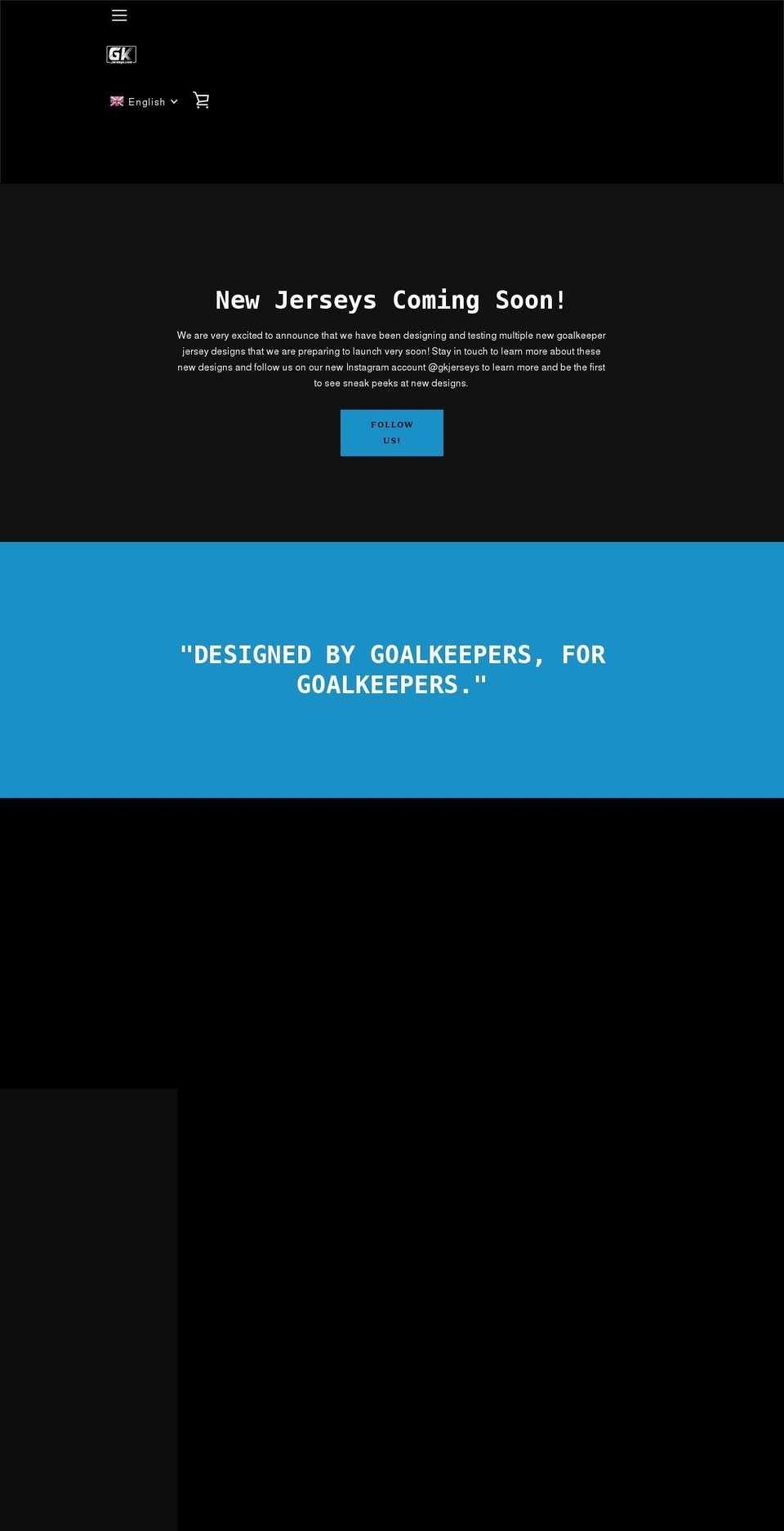 gkjerseys.com shopify website screenshot
