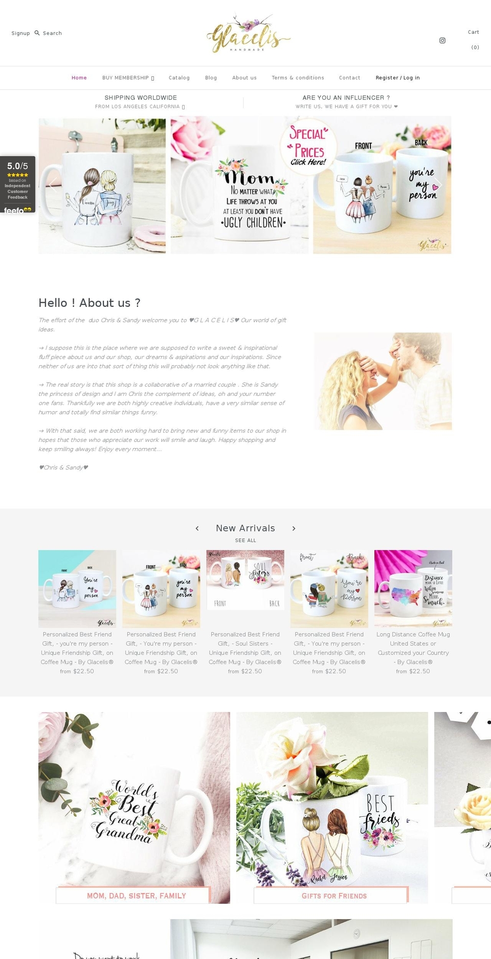 glacelis.com shopify website screenshot