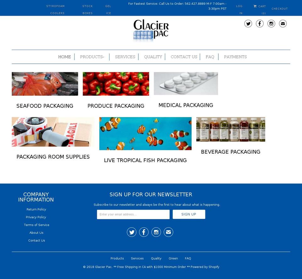 A\u0026Z Designs Shopify theme site example glacierpac.net