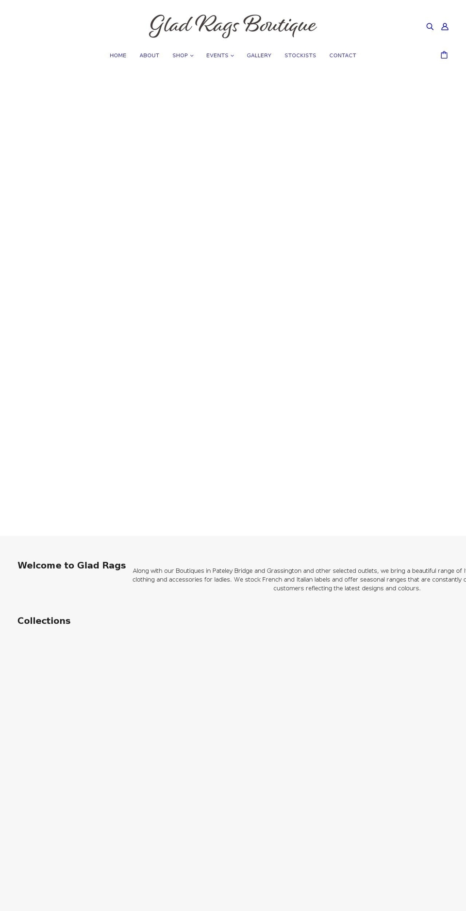 glad-rags-boutique.co.uk shopify website screenshot