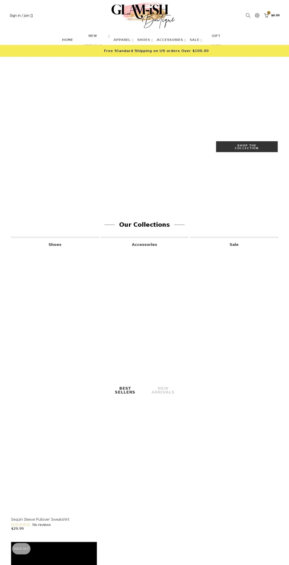 Eves-cloud-variants v with Installments message Shopify theme site example glam-ish.com