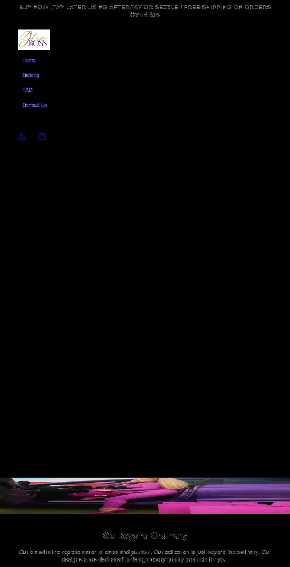 glambosslifestyle.com shopify website screenshot