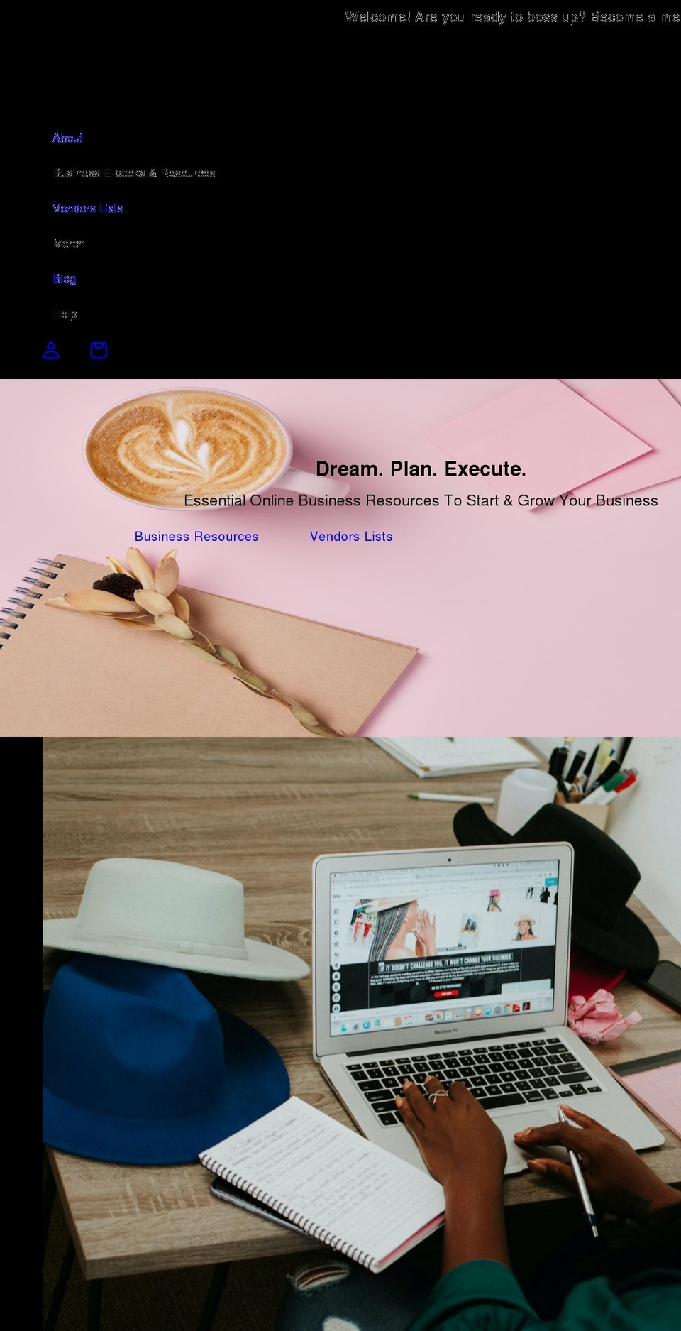 glambossuniversity.com shopify website screenshot