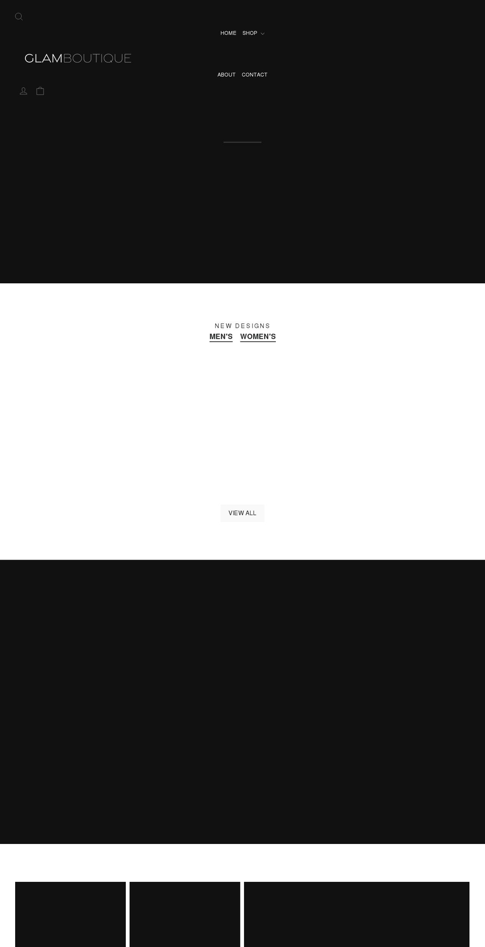 glamboutique.com shopify website screenshot