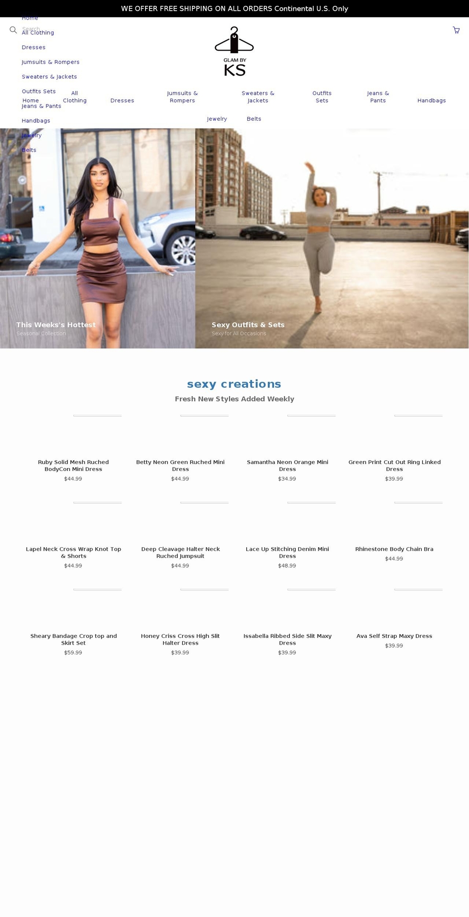 glambyks.com shopify website screenshot