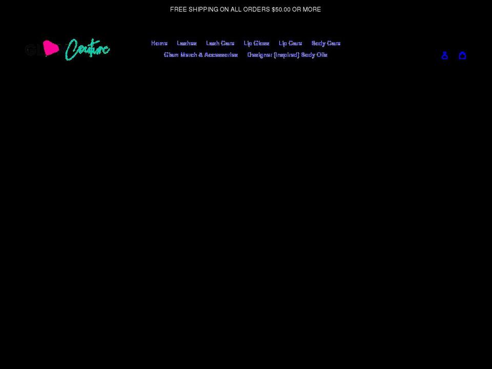 glamcouturellc.com shopify website screenshot