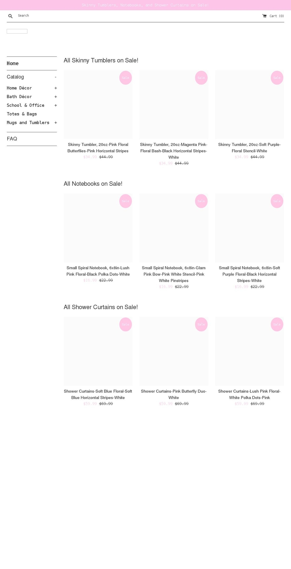 glamdoll.org shopify website screenshot