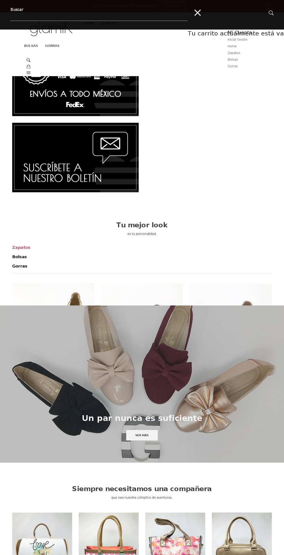 neha-v1-0-4 Shopify theme site example glamik.com