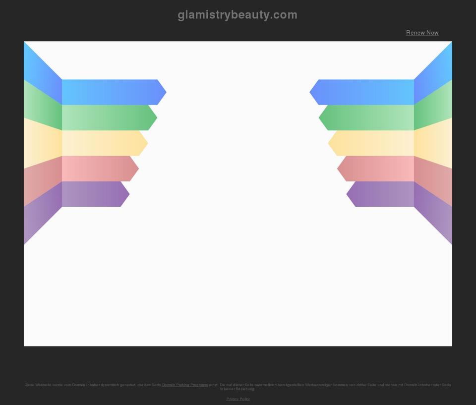 glamistrybeauty.com shopify website screenshot