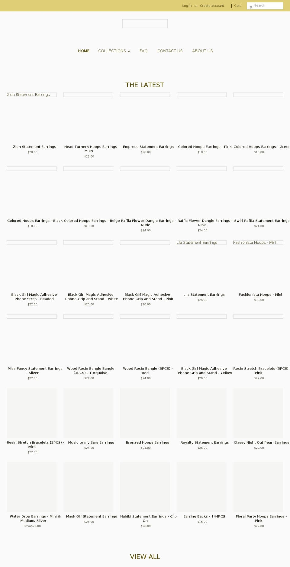 glamitwithgrace.com shopify website screenshot
